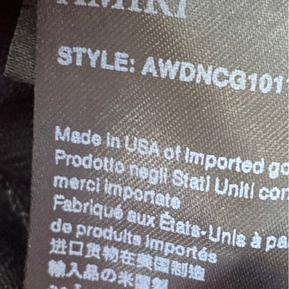 Black Baggy Denim Cargo Pants