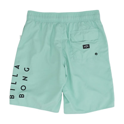 Green Solid Swim Shorts
