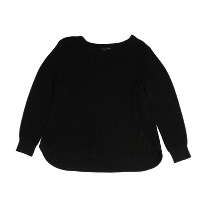 Black Plus Crewneck Sweater