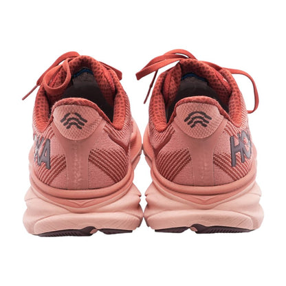 Clifton 9 Red Low Top Athletic Shoes