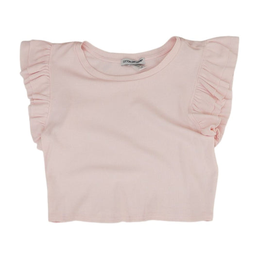 Pink Crewneck Knit Top