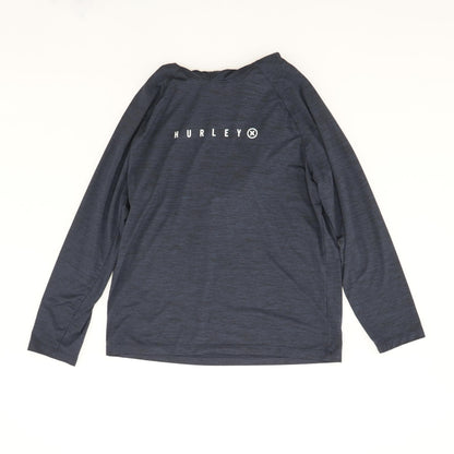 Navy Solid Active Pullover