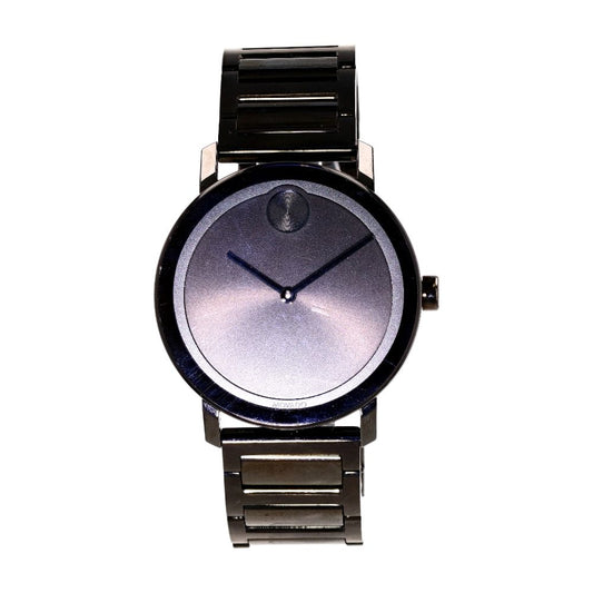 Black Stainless Steel Bold Evolution Watch W/ Black Dial