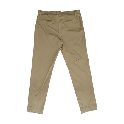 Brown Solid Chino Pants