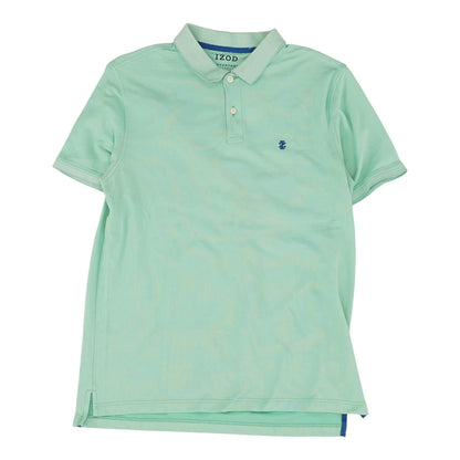 Turquoise Solid Short Sleeve Polo