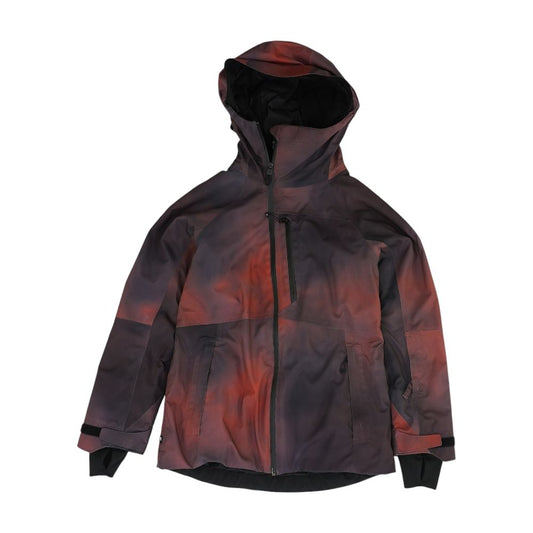 Burgundy Tie Dye Lightweight Coat