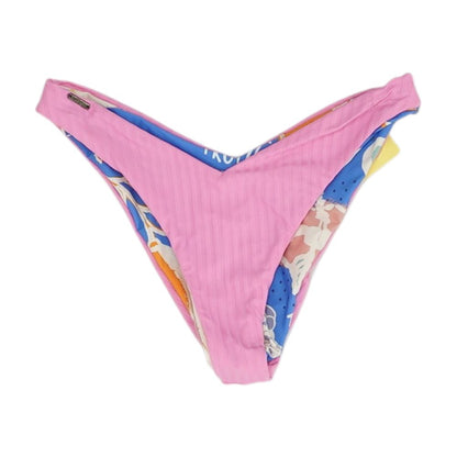 Neon Pink Solid Swim Bottom