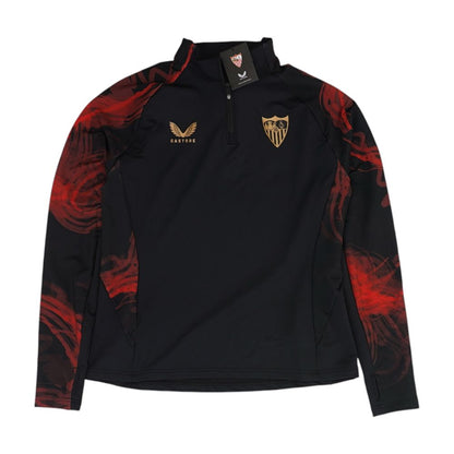 Black Graphic Sevilla FC 1/4 Zip Pullover