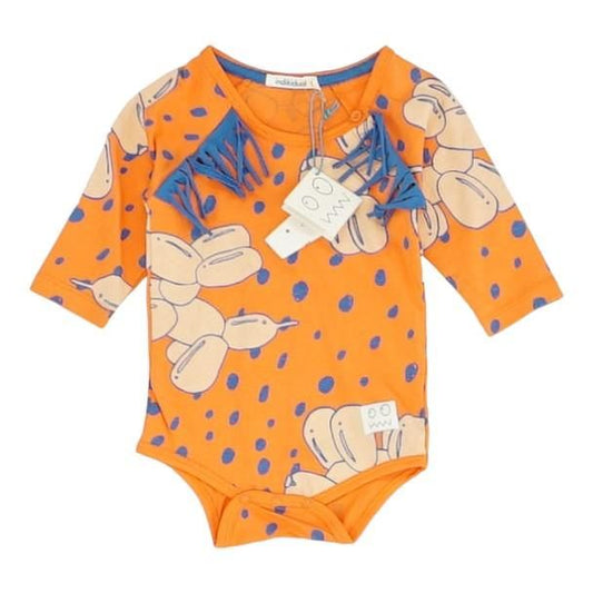Coral Graphic Long Sleeve Onesie