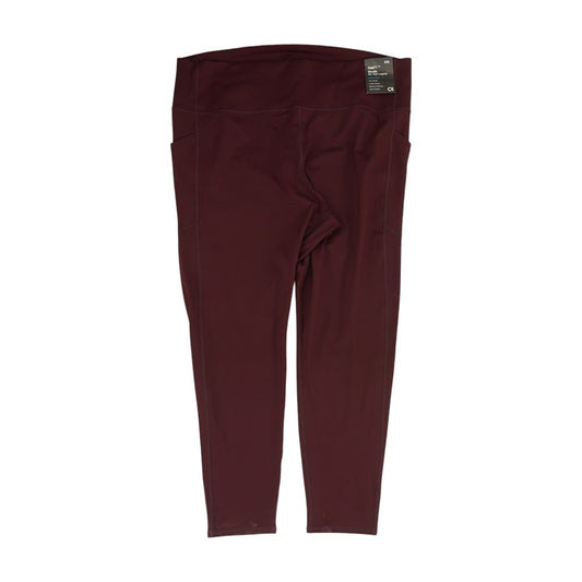 Maroon Active Leggings