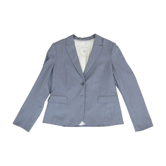 Gray Striped Blazer