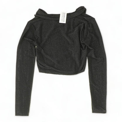 Black Solid Cardigan Sweater