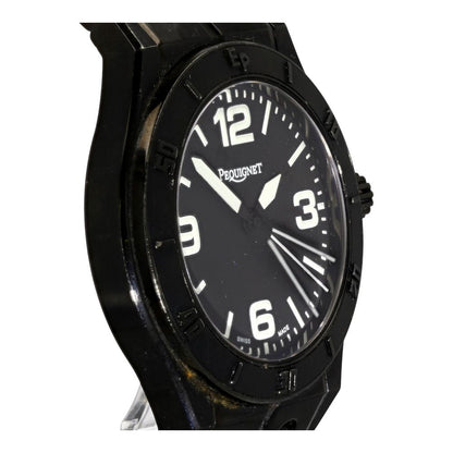 Men's Black Automatic Stainless Steel Watch