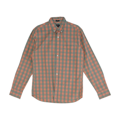 Pink Check Long Sleeve Button Down
