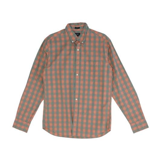 Pink Check Long Sleeve Button Down