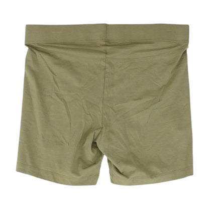 Green Solid Active Shorts