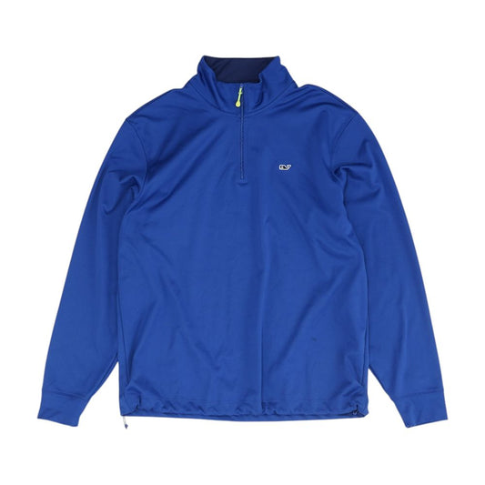 Blue 1/4 Zip Pullover