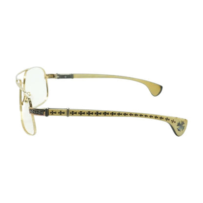 Gold The Beast II Oval Sunglass Frames