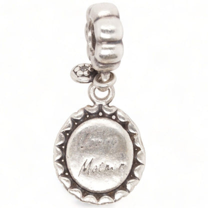Sterling Silver Loving Mother Dangle Charm
