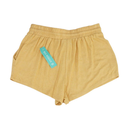 Yellow Active Shorts