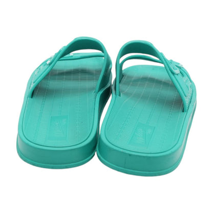 Green Casual Slide Sandal