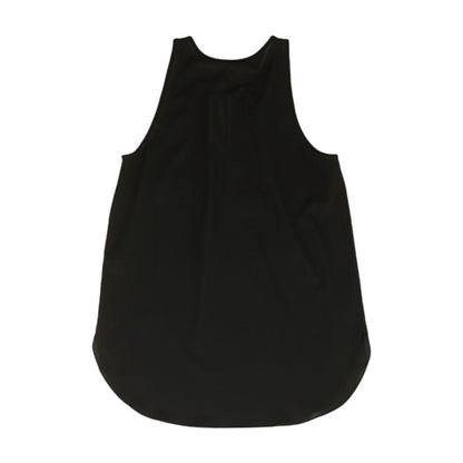 Black Solid Sleeveless Blouse