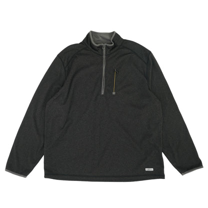 Charcoal Solid 1/4 Zip Pullover