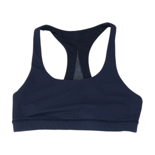 Navy Solid Sports Bra