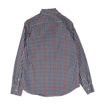 Red Check Long Sleeve Button Down