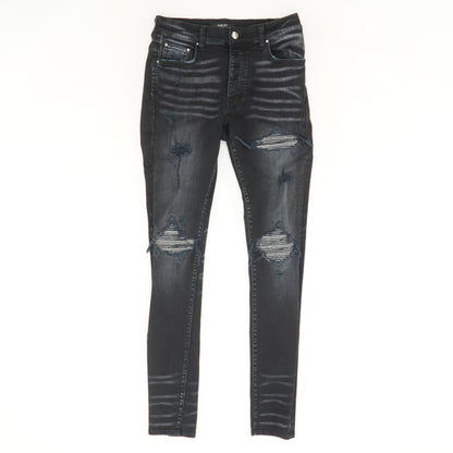 Iridescent MX1 Jeans in Aged Black