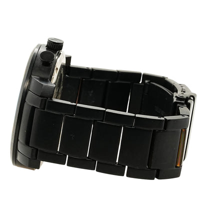 Black Chrono Ceramic Stainless Steel Watch