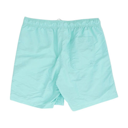 Green Solid Swim Shorts
