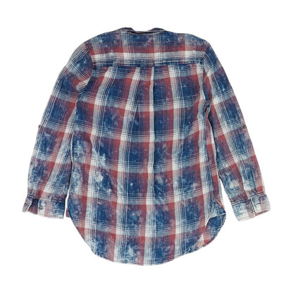 Blue Plaid Flannel Button Down