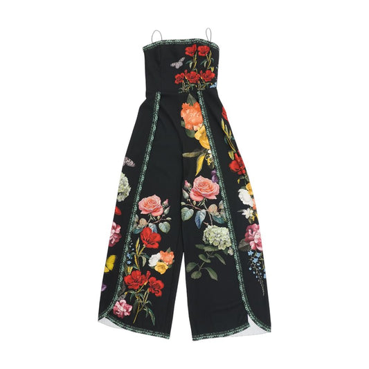 Black Floral Jumpsuit
