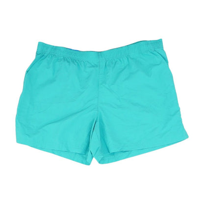 Turquoise Solid Active Shorts