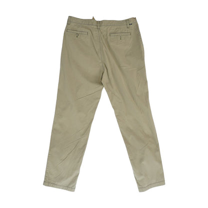 Khaki Solid Chino Pants
