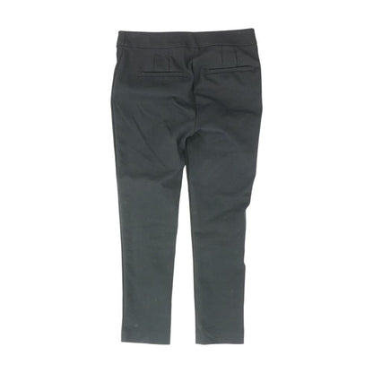 Black Solid Chino Pants