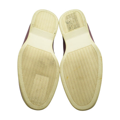 Burgundy Slip On Casual Shoes