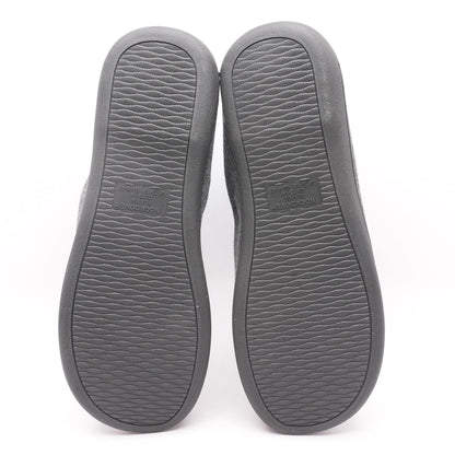Two-Tone Memory Foam Charcoal Polyester Slipper Shoes