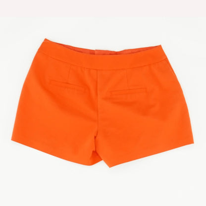 Orange Solid Shorts