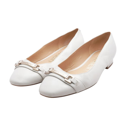 White Ballet Flats