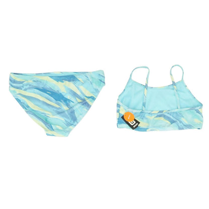 Turquoise Graphic Two-Piece