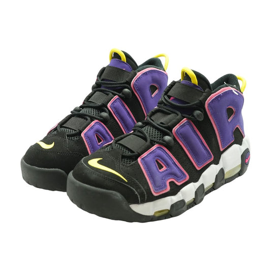 Air More UpTempo 96 Black High Top Athletic Shoes