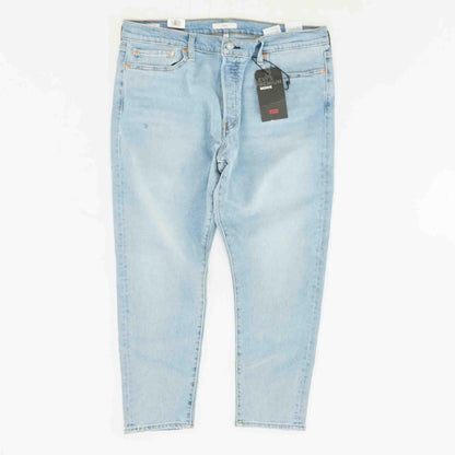 Blue Solid High Rise Jeans