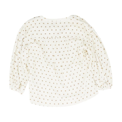 Beige Misc. Long Sleeve Blouse