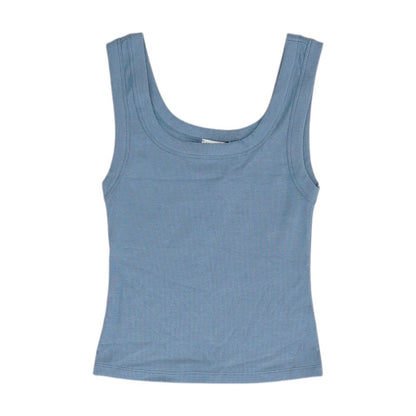 Blue Tank Knit Top
