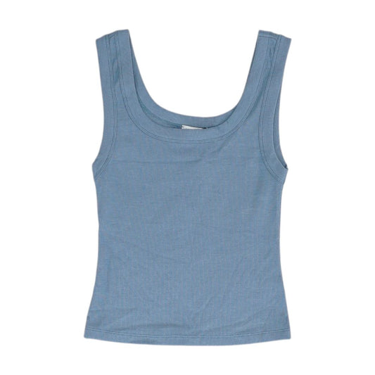 Blue Tank Knit Top