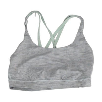 Gray Graphic Sports Bra