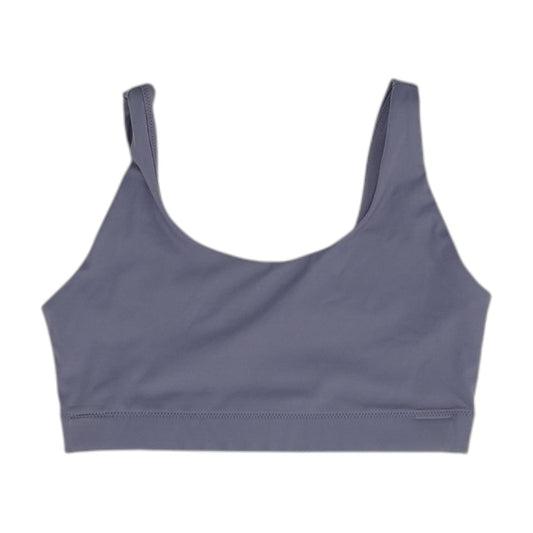 Purple Solid Sports Bra