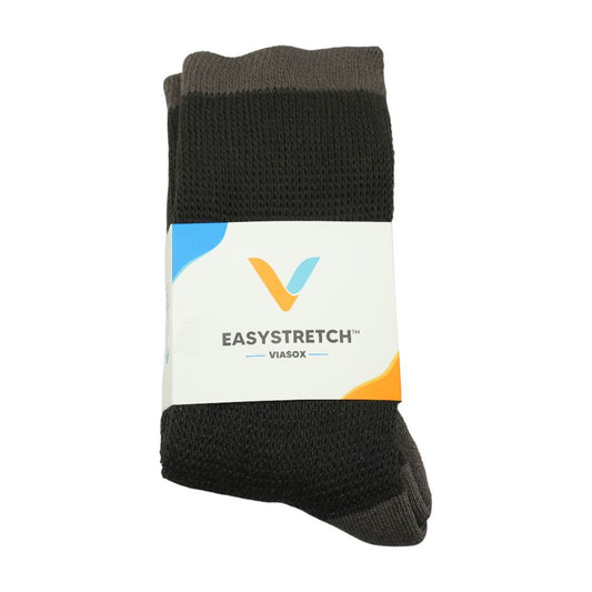 Brown Solid Easystretch Socks